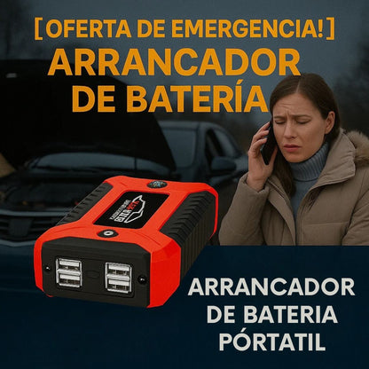 EnergyMax™ – Arrancador de batería portátil con 11.000 mAh