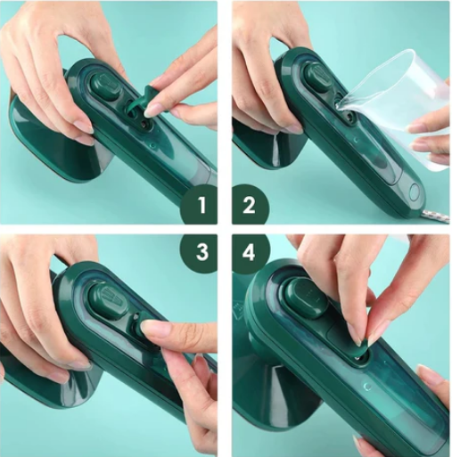 Mini Plancha Portátil – ¡Vapor Poderoso para Ropa Impecable en Segundos!