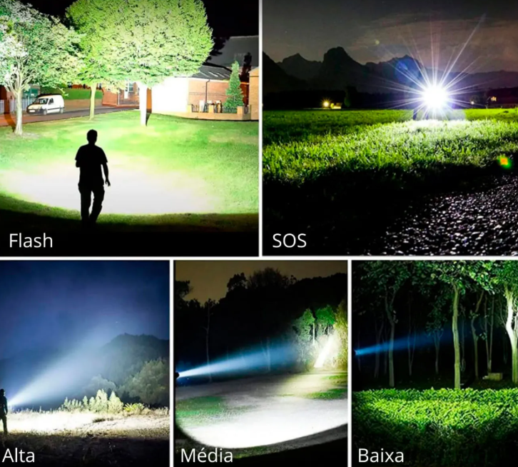 P50 VTR-195™ – Linterna Táctica Con Luz Militar Y Poder Extremo En Tu Mano