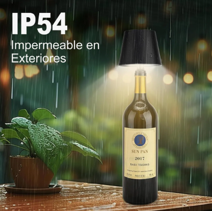 Lámpara Ambiente de Botella – Iluminación Creativa