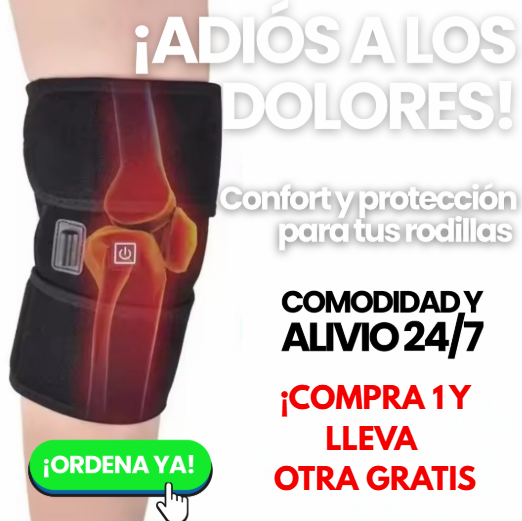 Rodillera Terapéutica CalorPlus™ – ¡Compra 1 y lleva otra gratis para tratar tus dos rodillas!