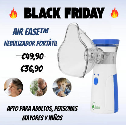 Airease™ Nebulizador Portátil – Respira mejor en cualquier lugar