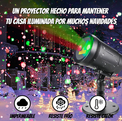 Proyector Navideño Punto™ –  Ilumina toda tu casa con magia y color 🎅