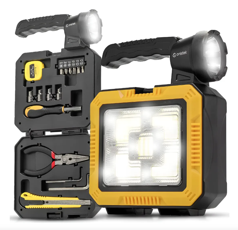 PowerSolar Toolbox™ – La Linterna + Maletín de Herramientas Que Te Salva en Cualquier Momento