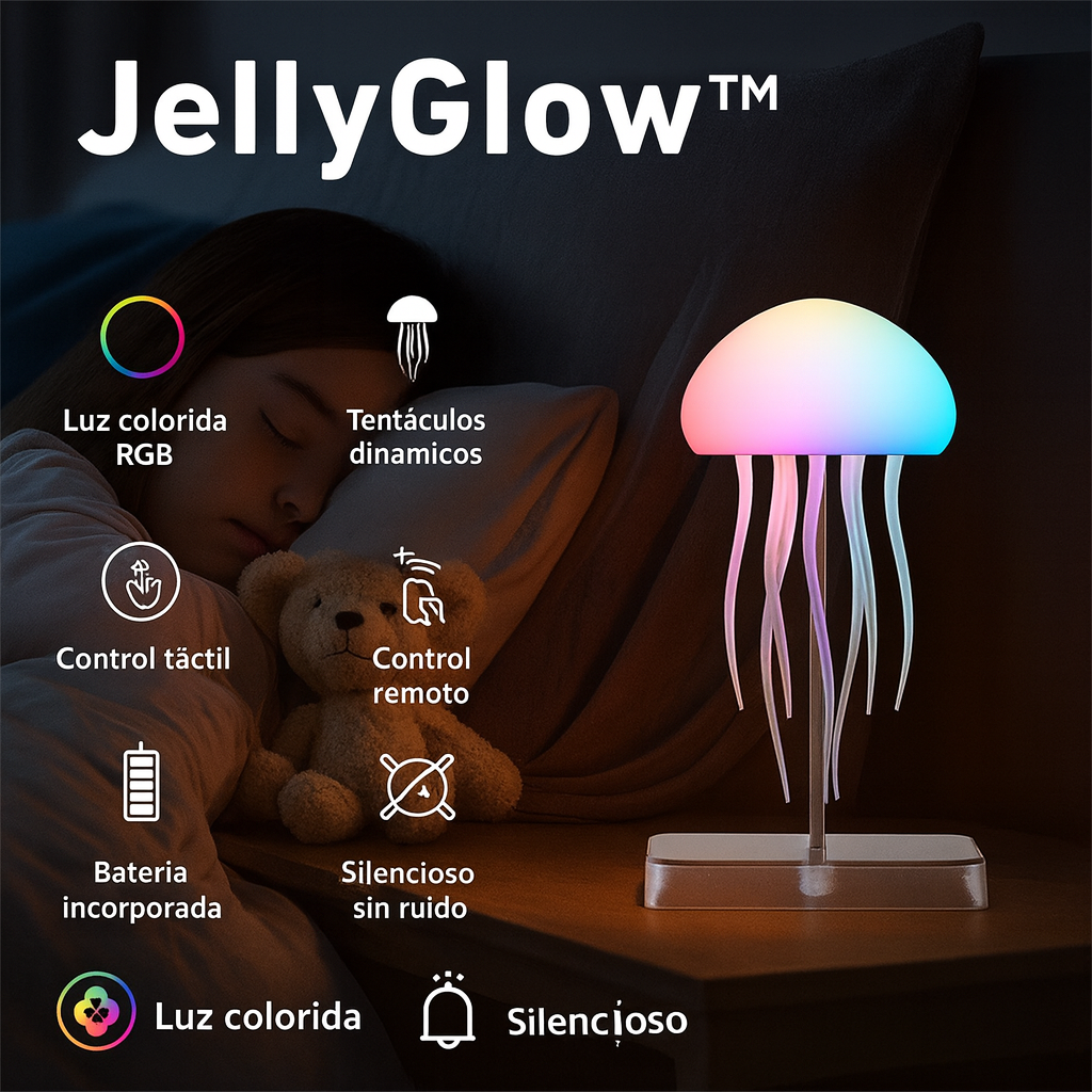 JellyGlow Medusa™ – El Regalo Que Nunca Se Olvida y Llena Cualquier Hogar de Calma y Magia