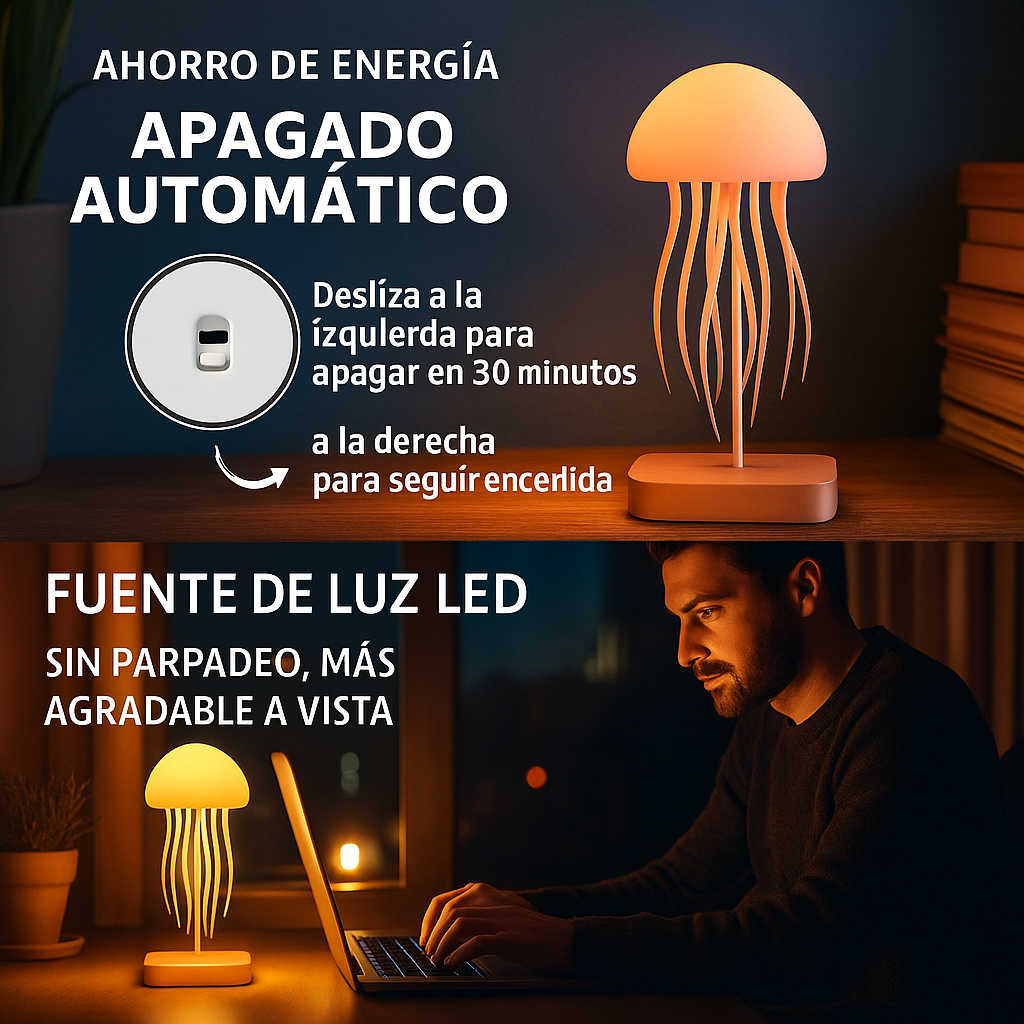 JellyGlow Medusa™ – El Regalo Que Nunca Se Olvida y Llena Cualquier Hogar de Calma y Magia