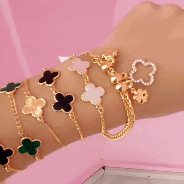 Brazalete de Trébol Dorado