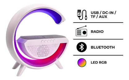 Parlante G™ – Sonido, Luz y Estilo en un Solo Dispositivo Multifuncional