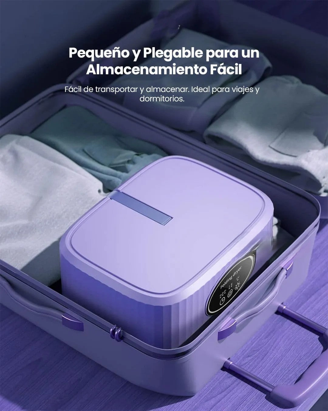 DryPure Pro™ – Tu ropa lista en minutos, sin clima, sin ruido, sin complicaciones.