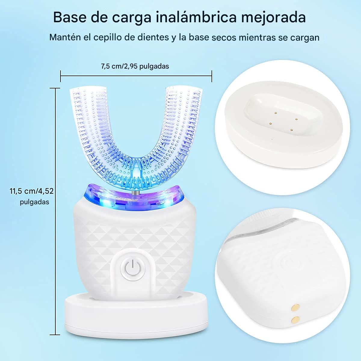 Elysium™ – Cepillo Dental Automático 360° con Luz UV Antibacteriana 🦷