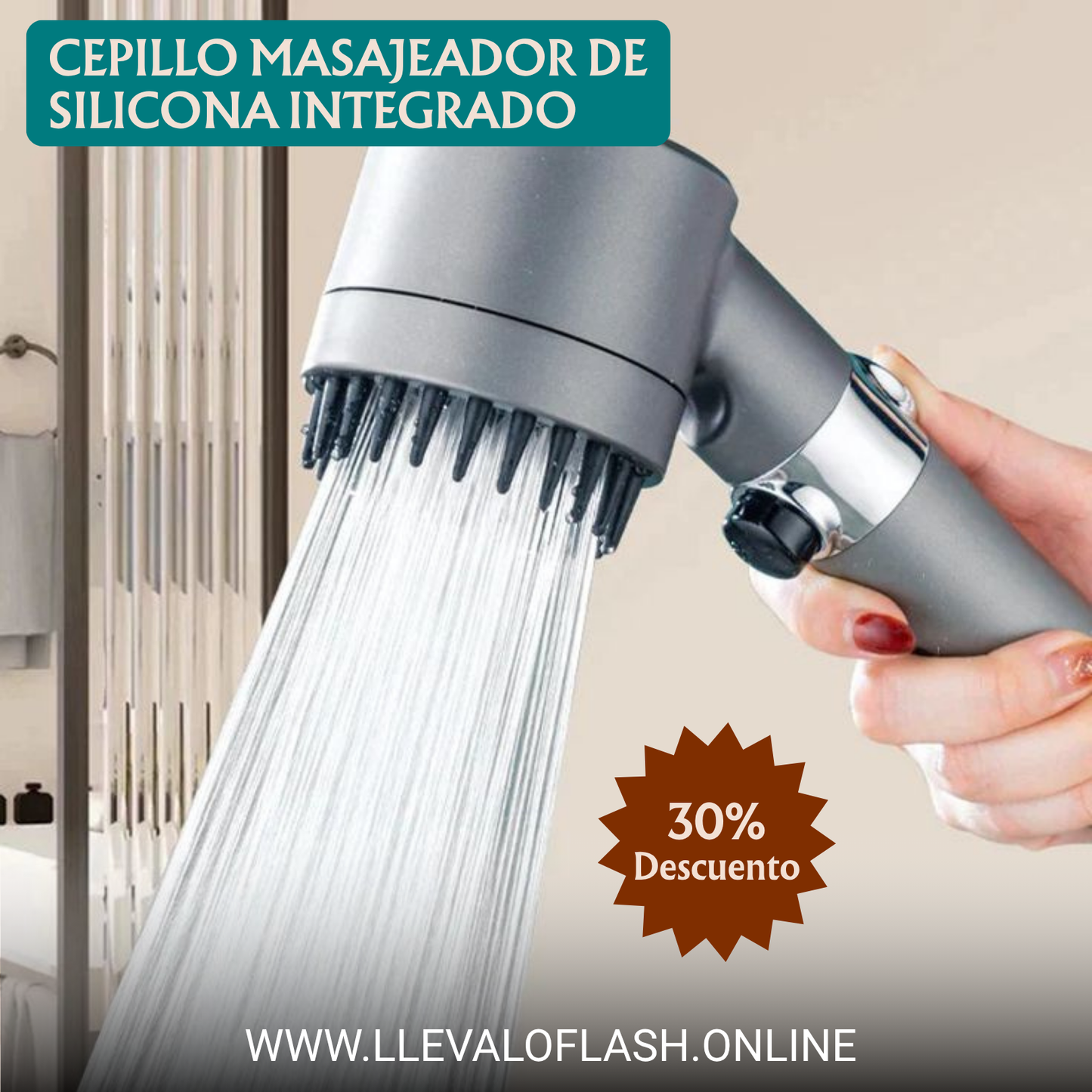 Ducha Ultrarelax™ – Ducha Premium de Masaje y Alta Presión