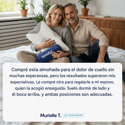 DreamComfort Somnilys™ – Almohada Cervical Ergonómica