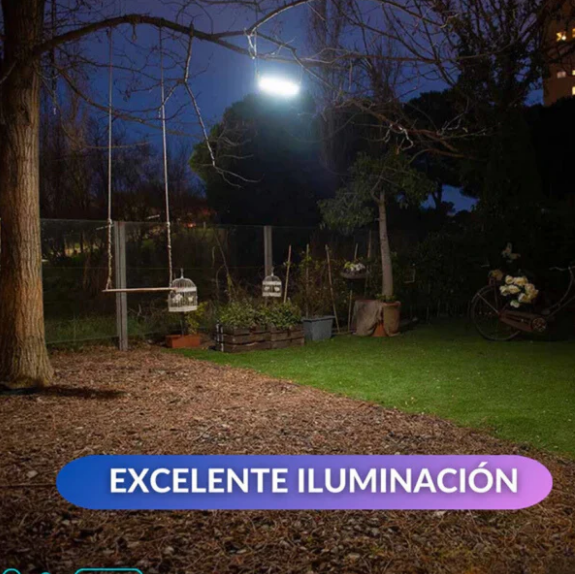 Ecosolar Max™ – Lámpara Solar Exterior (¡Ilumina Gratis Para Siempre!) + 🎁 Regalo Exclusivo: 1X Linterna Táctica Profesional