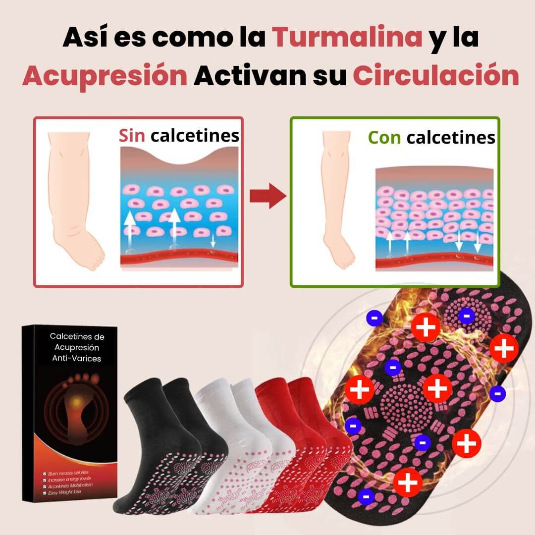 Calcetines AntiVarices – Dile adiós al dolor y mejora tu circulación ¡Llévate 2x1 HOY!