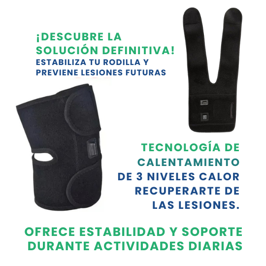 Rodillera Terapéutica CalorPlus™ – ¡Compra 1 y lleva otra gratis para tratar tus dos rodillas!
