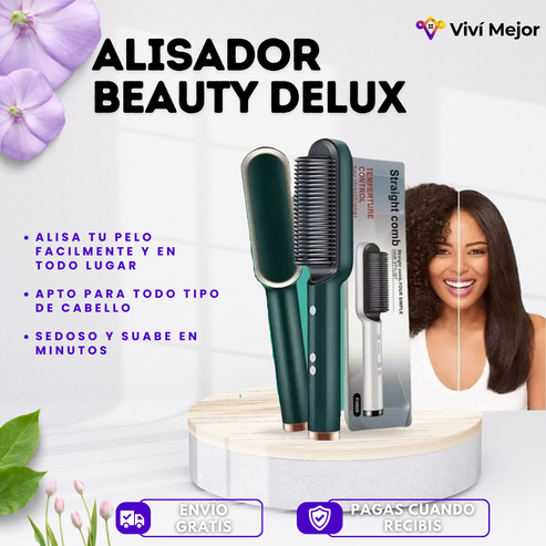 Alisador Beauty Delux – Cabello liso y brillante en minutos