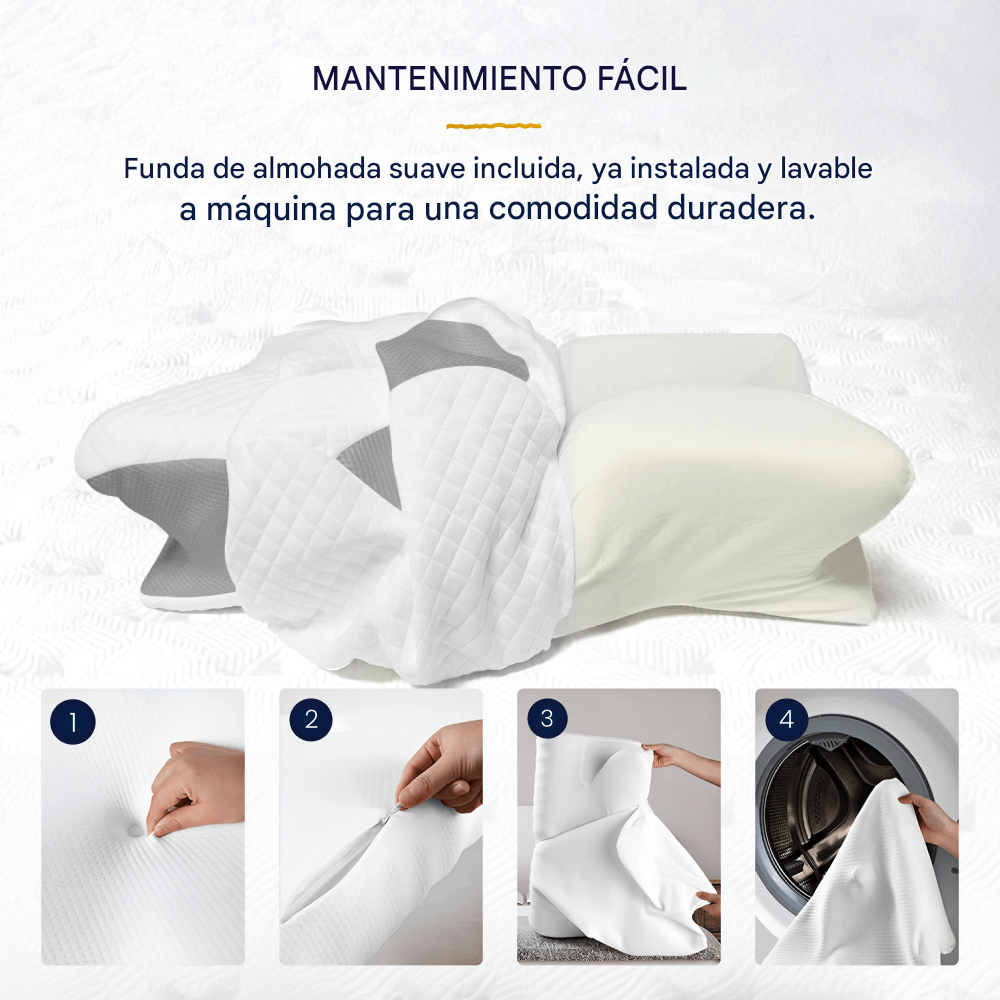 DreamComfort Somnilys™ – Almohada Cervical Ergonómica