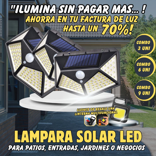 Lámparas Solares (Pack de 3 unidades)