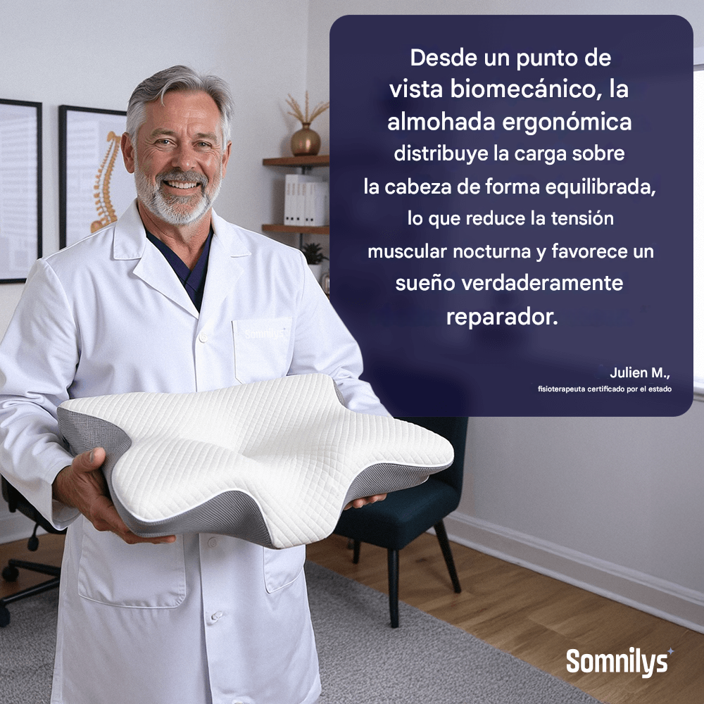 DreamComfort Somnilys™ – Almohada Cervical Ergonómica