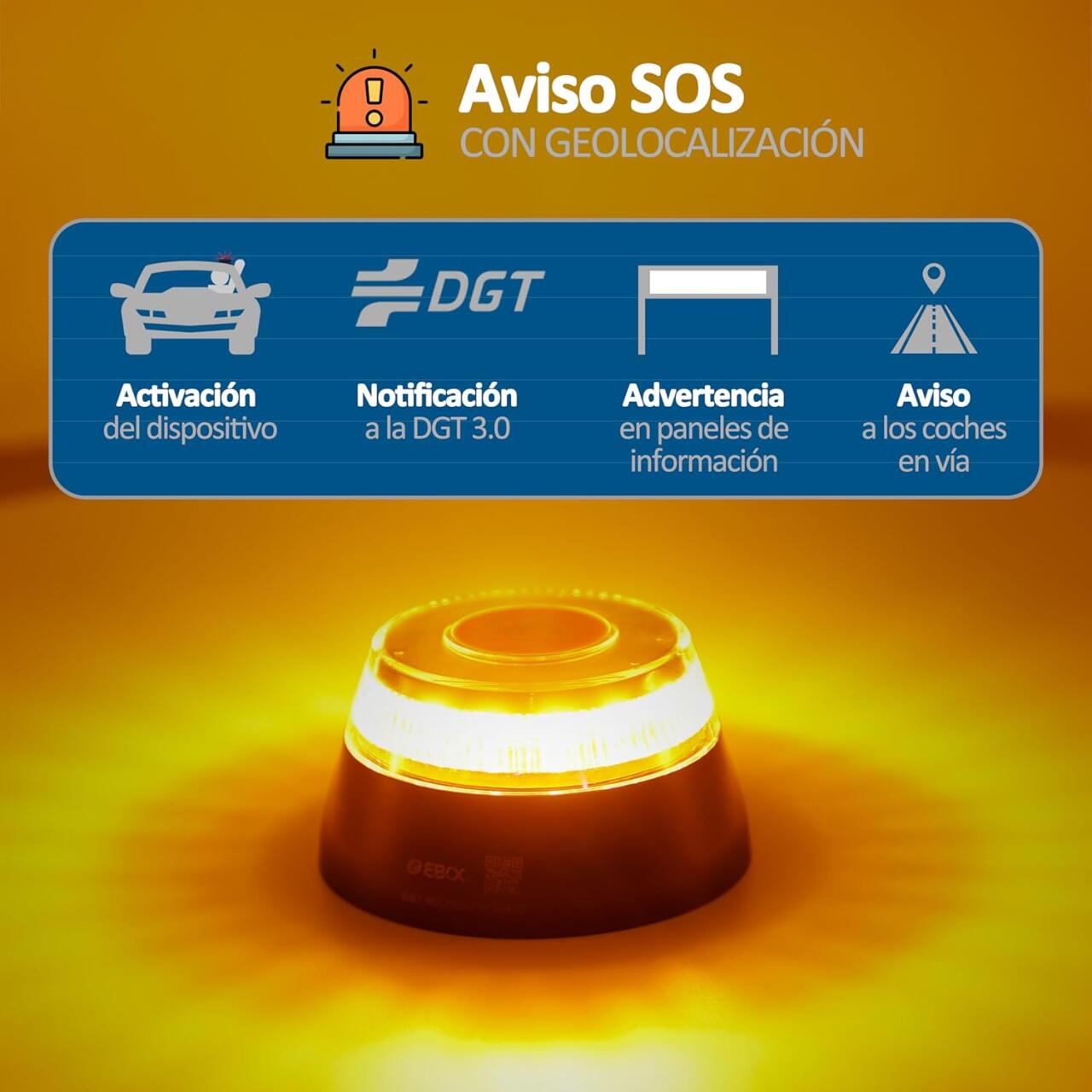 Baliza V16 Conectada DGT 3.0™ – OFICIAL HOMOLOGADA PACK 2x1 (2 UNIDADES)